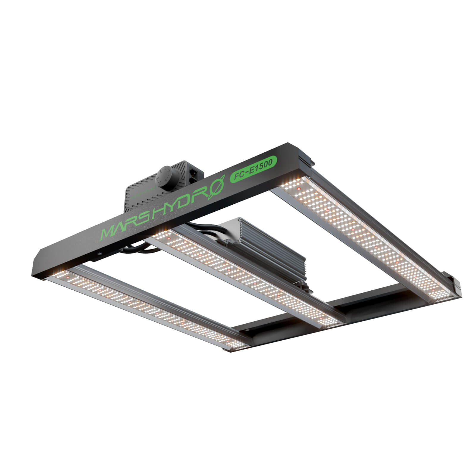 Mars Hydro FC-E1500 150W LED Grow Lampe mit Bridgelux Dioden Draufsicht