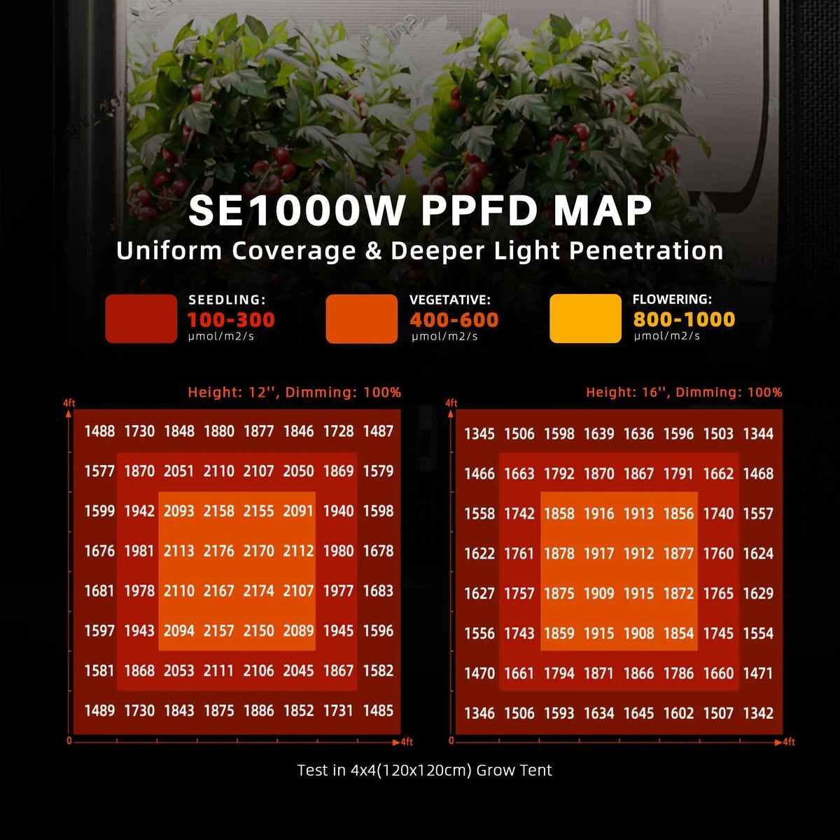 Spider Farmer SE1000W Smart LED | 1000W