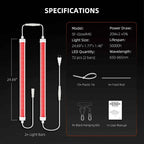Spider Farmer GlowR40 Deep-Red LED Bars | 40W