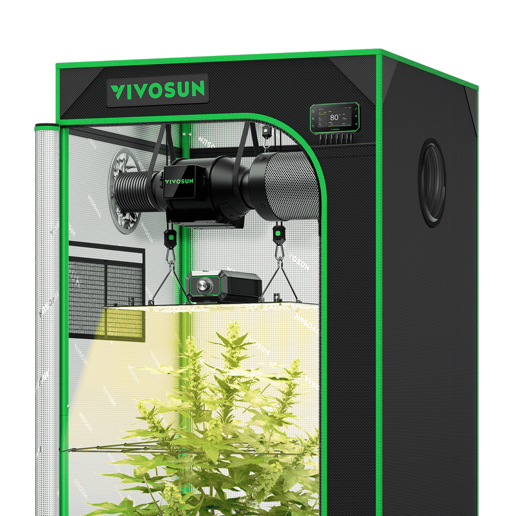 Vivosun Smart Komplett-Set | 60×60x120cm Growzelt