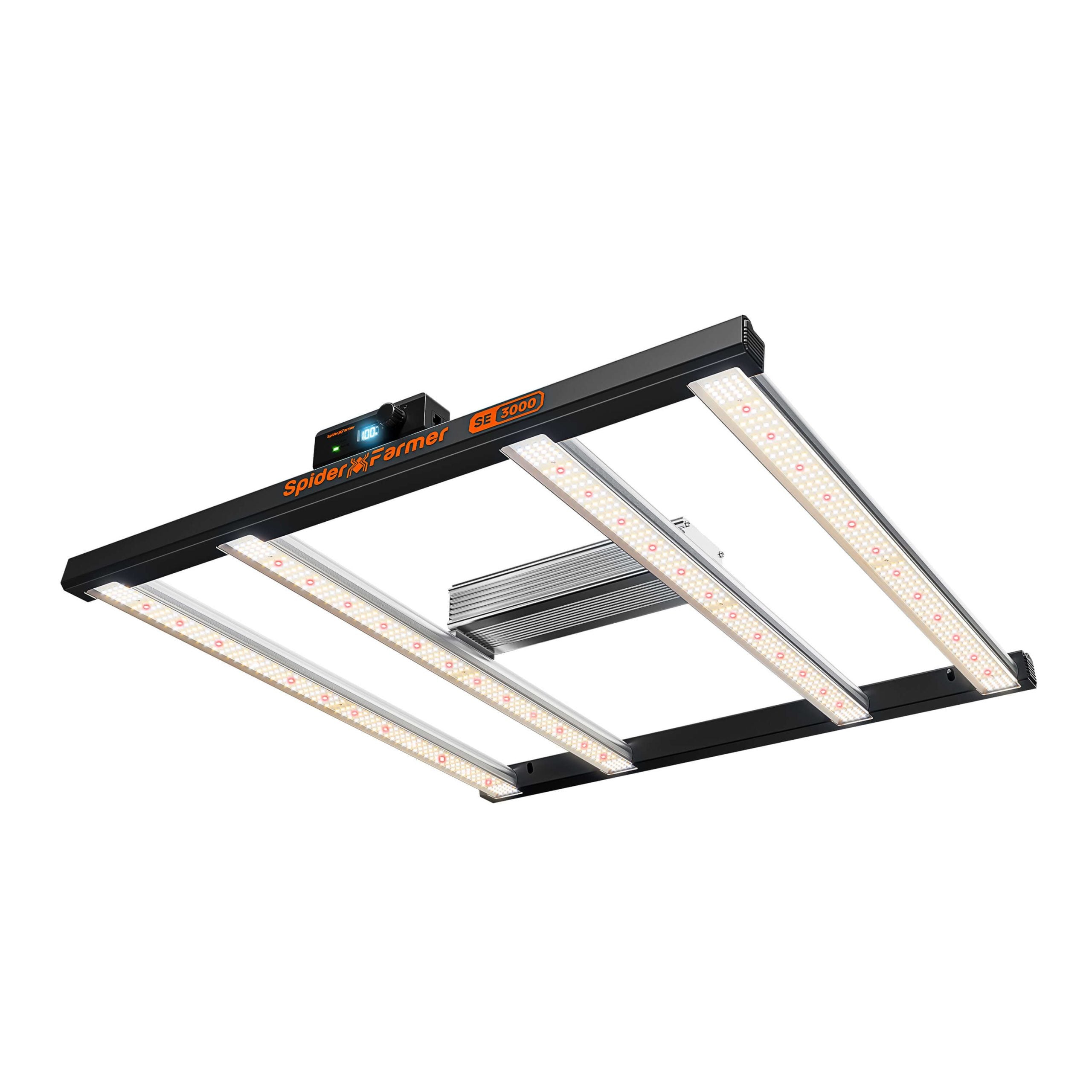 Spider Farmer SE3000 300W LED Grow Light 2026 Version Draufsicht.