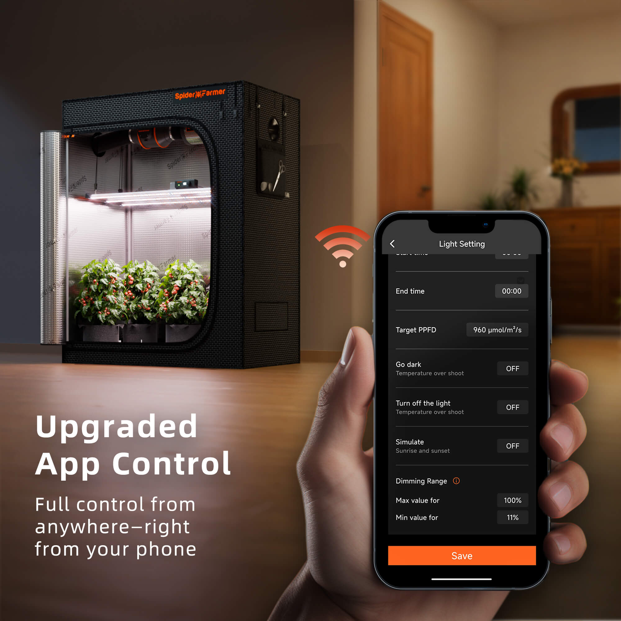 Grafische Darstellung der Bluetooth- und WiFi-Konnektivität der SE-Serie.