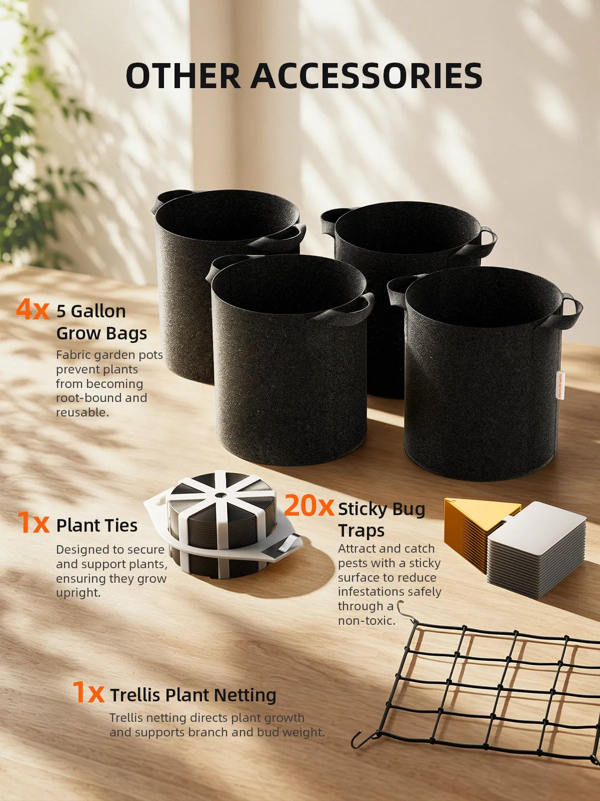 Spider Farmer Smart Komplettset grow tent in black fabric with GGS controller app control for indoor plants