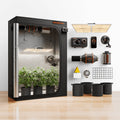 Spider Farmer SF2000 Smart Komplettset 120x60x180 cm grow tent with metal frame and tear resistant outer fabric