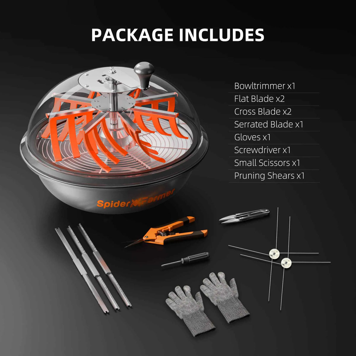 Spider Farmer Bowl Trimmer | Ø 40 cm