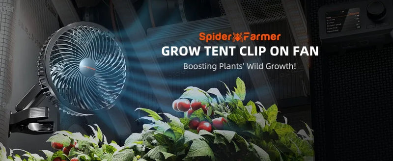 Spider Farmer Clipventilator | Oszillierend