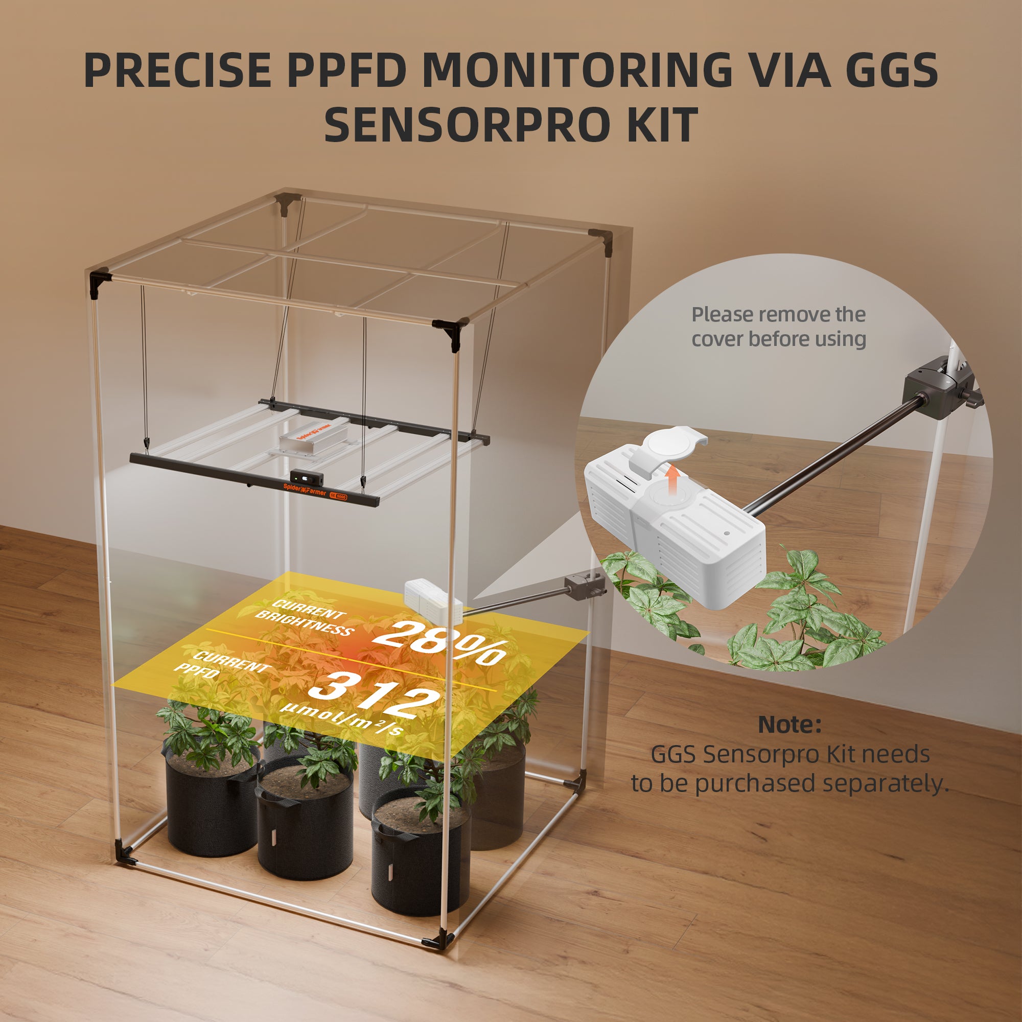 Spider Farmer GGS Klimacontroller-Set mit Klimasensor