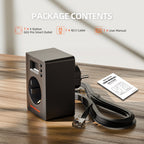 Smart plug and controller Spider Farmer S-Station in black with RJ12 cable connection for grow equipment