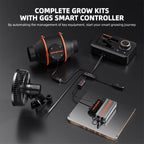 Spider Farmer SF1000 Smart Growbox Komplettset 70x70x160cm mit App-Steuerung.