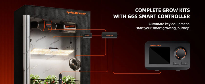 Spider Farmer SF2000 Smart Komplettset | 120x60x180cm Growzelt