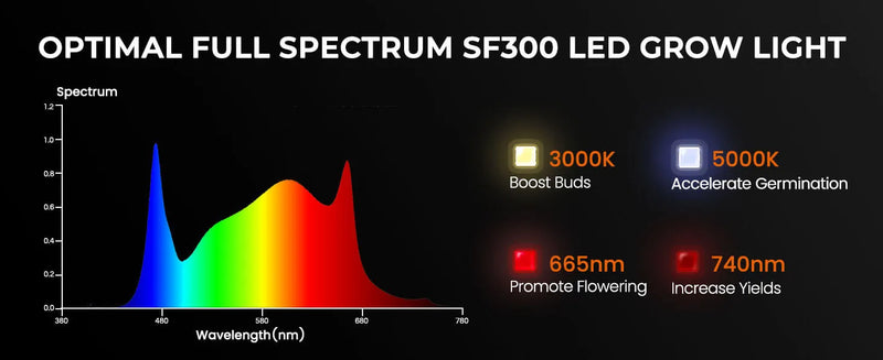 Spider Farmer SF300 LED | 33W