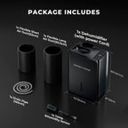 Mars Hydro Luftentfeuchter 12L/Tag für Growzelte – Professionelle Klimakontrolle für Flächen bis 150x150 cm zur Vermeidung von Schimmel und Blütenfäule.