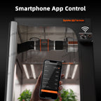 Spider Farmer 150mm exhaust fan with smartphone app control — efficient airflow at 683 m³/h for optimal ventilation.