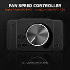 New Version Speed Controller (Drehknopf) zur präzisen Lüftersteuerung.