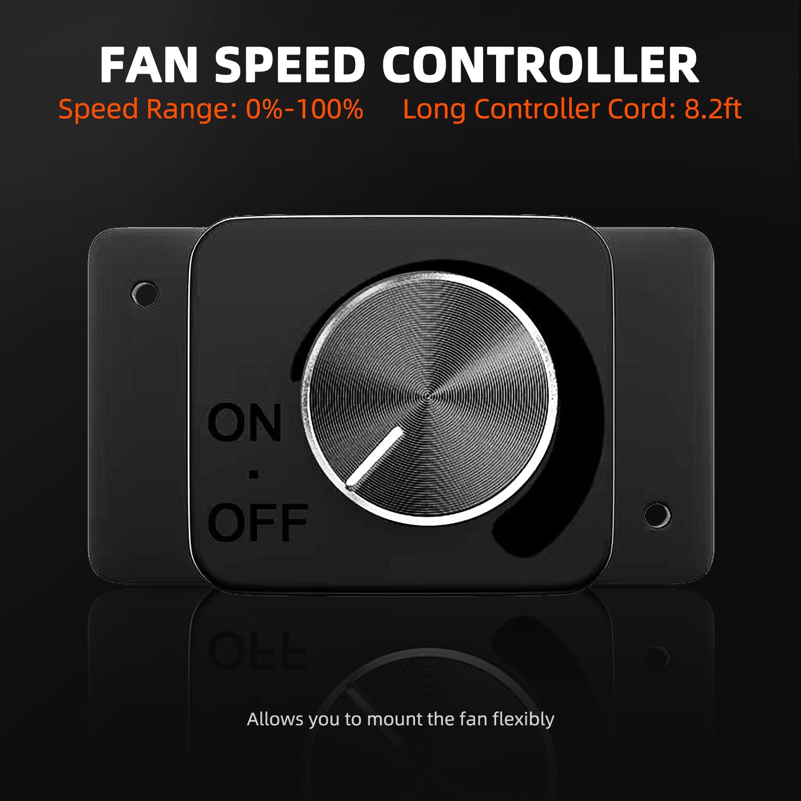 New Version Speed Controller (Drehknopf) zur präzisen Lüftersteuerung.