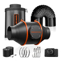 Spider Farmer 100mm Belüftungssystem – 348 m³/h + Speed Controller & AKF - Eacygrow
