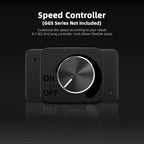 Spider Farmer 100mm Belüftungssystem – 348 m³/h + Speed Controller & AKF - Eacygrow