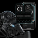 Spider Farmer Smart App Dashboard für Clip-Ventilatoren – Intelligente Fernsteuerung von Oszillation und 10 Windstufen sowie Zeitplanung für eine dynamische Luftzirkulation im Grow-Ökosystem.