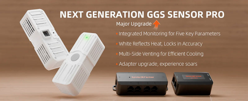 Spider Farmer 5-in-1 Klima Sensor | Temp/RLF/CO²/VPD/PPFD