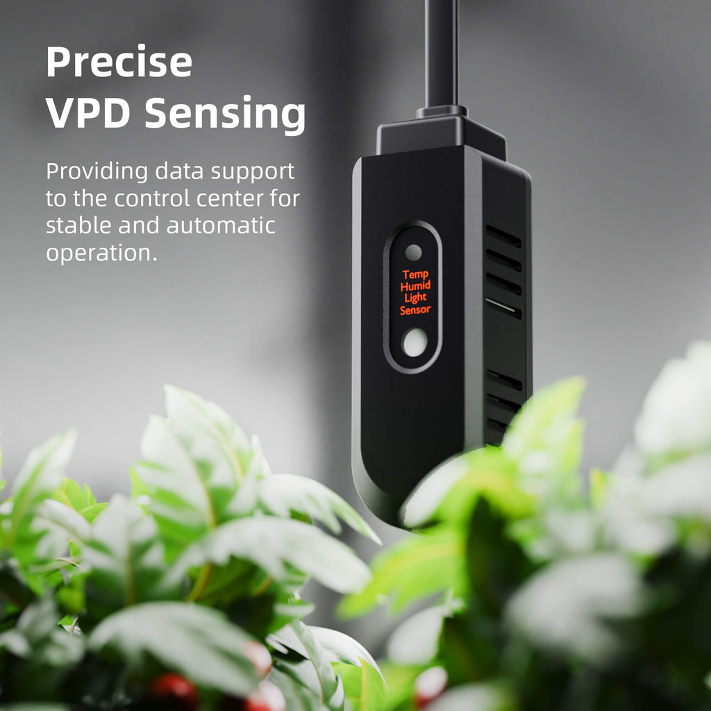 Spider Farmer SF2000-EVO smart grow tent with precise VPD sensing technology — designed for stable and automatic operation.