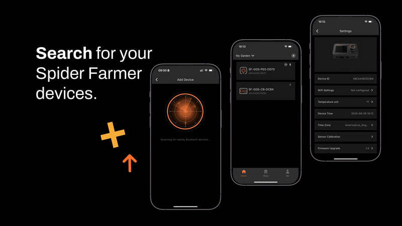 Spider Farmer AC10 Smart Hub + Klima- & Bodensensoren
