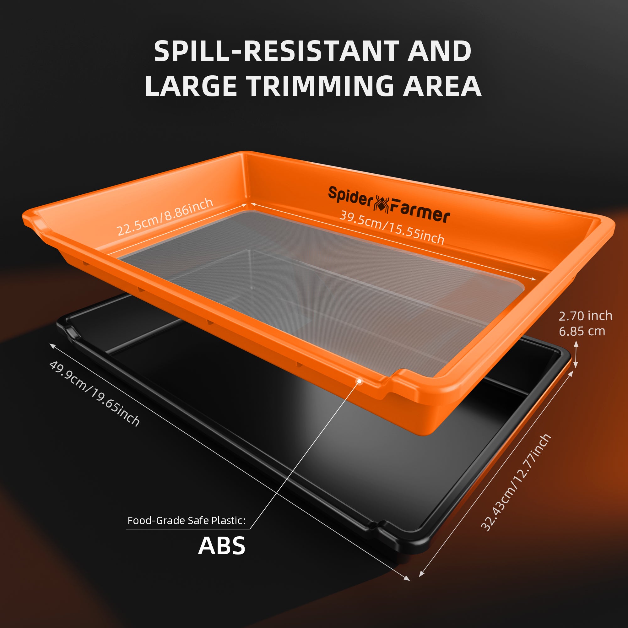 Vergleich von Schnittresten und gesiebtem Pollen in der unteren Auffangwanne.