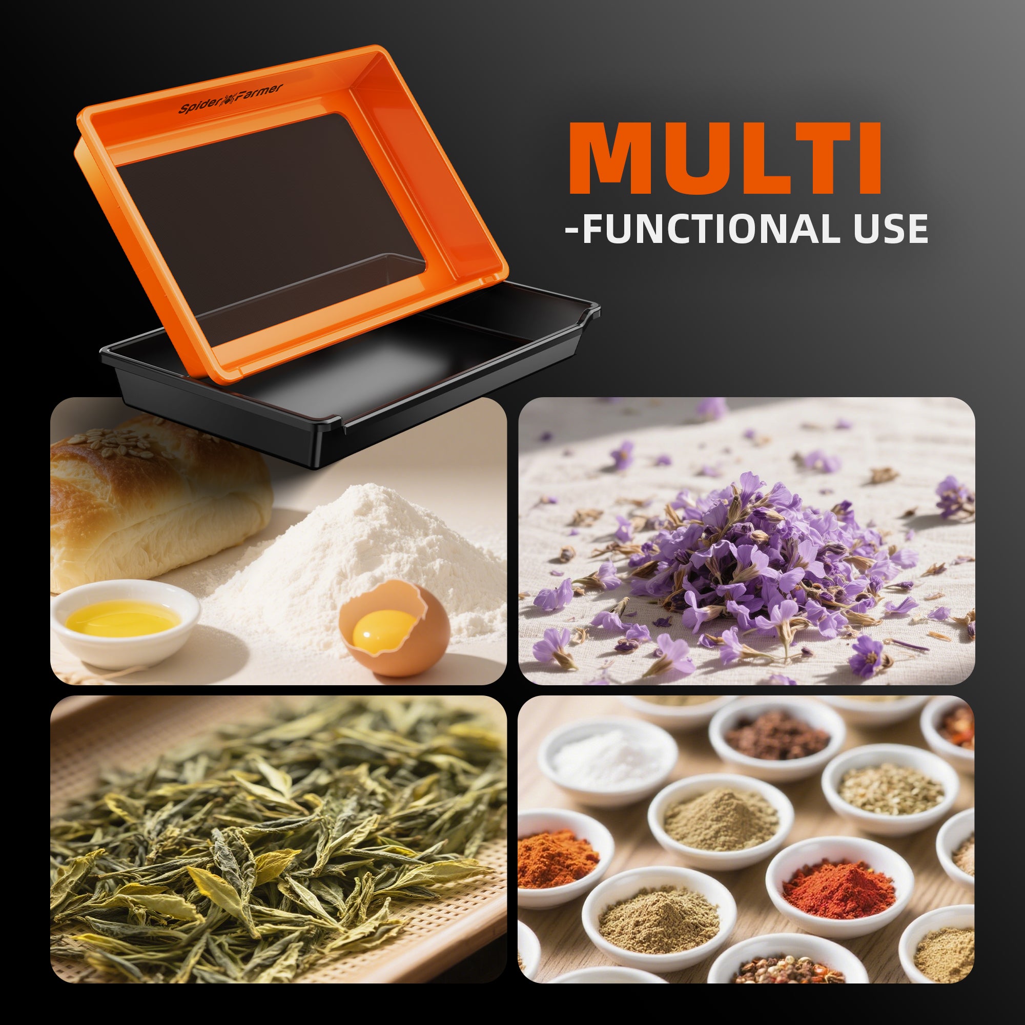 Kompakte Aufbewahrung: Das ineinander stapelbare Design des 2-In-1 Trim Tray Sets.