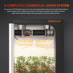 Spider Farmer SF7000 installiert in einem 150x150 cm Growzelt.