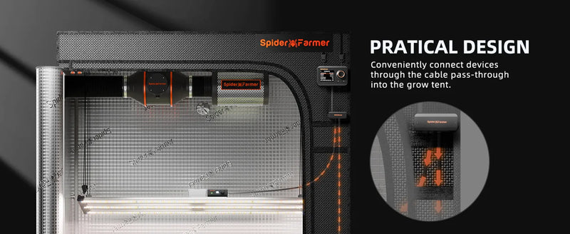 Spider Farmer 100x100x200cm Growzelt | 1680D Oxford