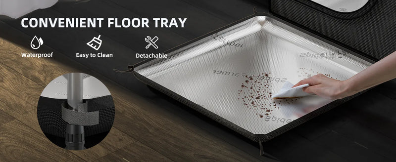 Spider Farmer 100x100x200cm Growzelt | 1680D Oxford