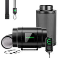 Vivosun Abluftset G8 200mm - 1232 m³/h + Controller - Eacygrow