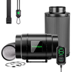 Vivosun Abluftset G8 200mm - 1232 m³/h + Controller - Eacygrow