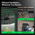 Vivosun Abluftset G8 200mm - 1232 m³/h + Controller - Eacygrow