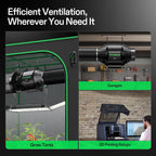 Vivosun Abluftset T4 100mm - 357 m³/h + Controller - Eacygrow