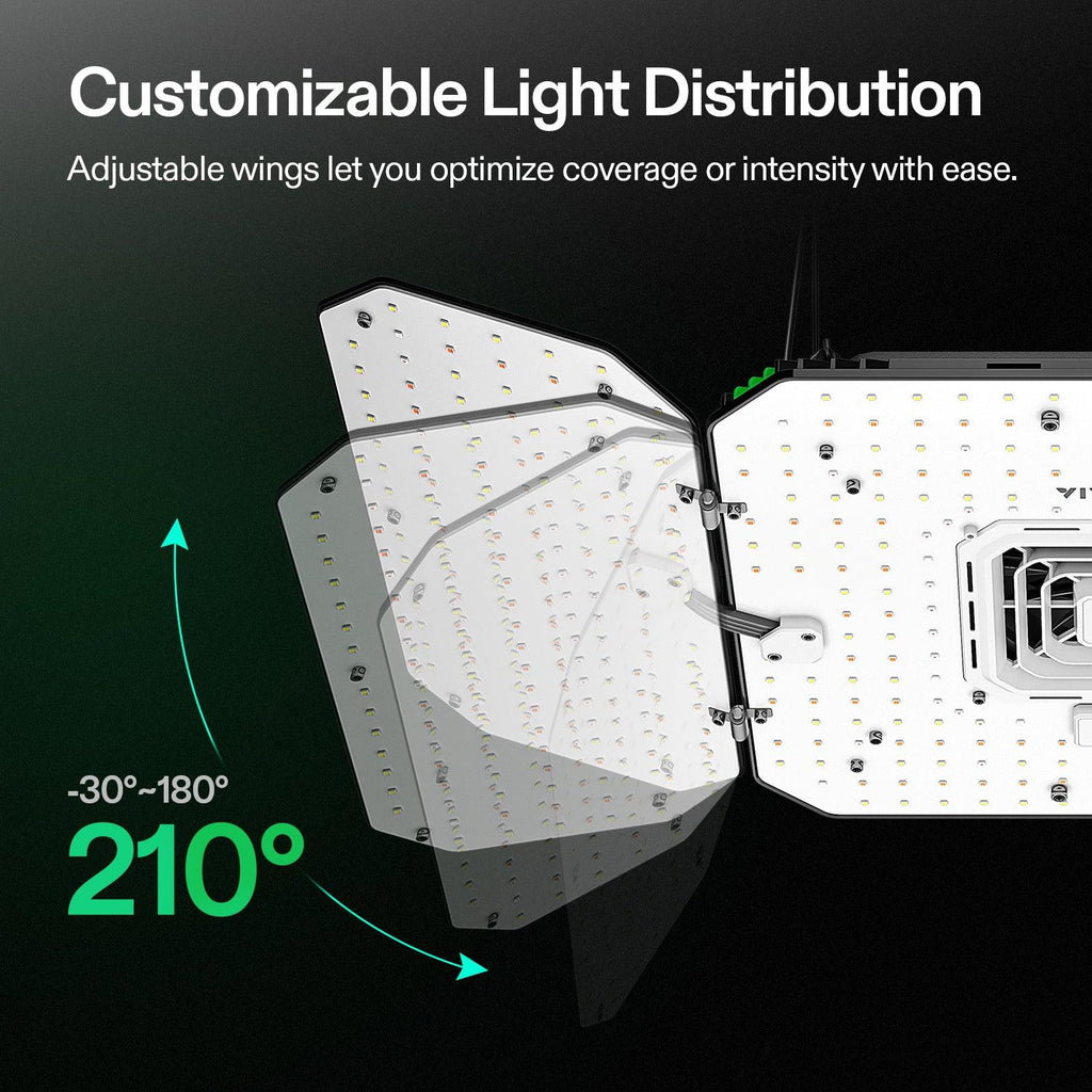 Vivosun AeroLight Wing LED - Einstellbares Spektrum 200W - Eacygrow