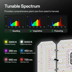 Vivosun AeroLight Wing LED - Einstellbares Spektrum 200W - Eacygrow