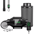 Vivosun G4 100mm Abluftset  - 331 m³/h + Controller - Eacygrow