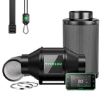 Vivosun G4 Pro 100mm Smart Abluftset  - 331 m³/h + GrowHub - Eacygrow