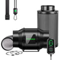 Vivosun G6 150mm Abluftset - 659 m³/h + Controller - Eacygrow