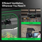 Vivosun G6 150mm Abluftset - 659 m³/h + Controller - Eacygrow