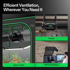 Vivosun G6 Pro 150mm Smart Abluftset - 659 m³/h + GrowHub - Eacygrow