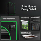 Vivosun Growbox 120x120x200cm | 600D Oxford - Eacygrow