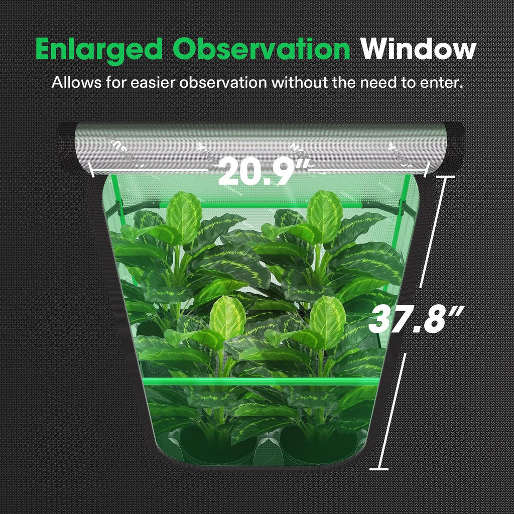 Vivosun Growbox Pro 120x120x200cm | 2000D Oxford - Eacygrow