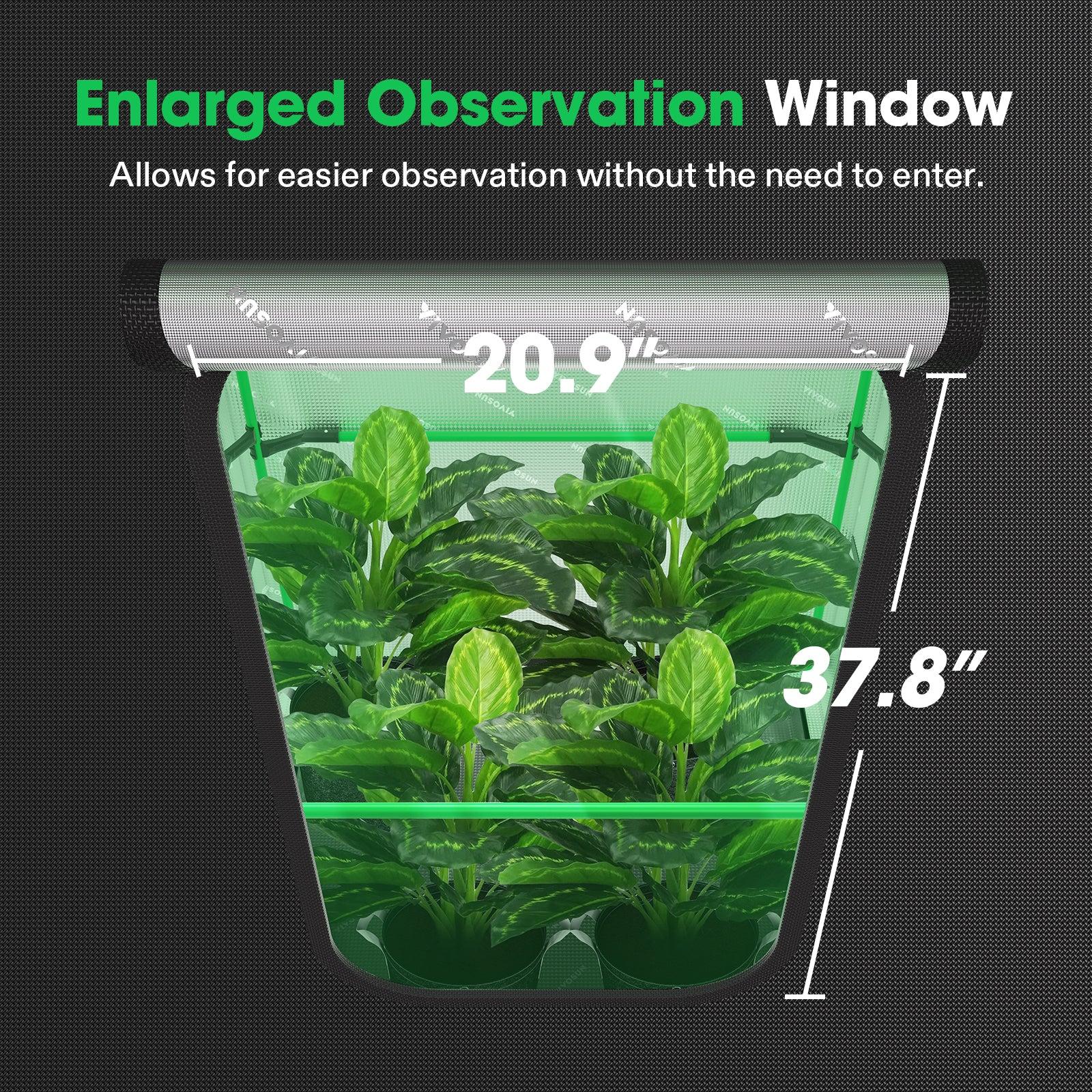 Vivosun Growbox Pro 120x120x200cm | 2000D Oxford - Eacygrow