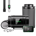 Vivosun Smart Abluftset G8 Pro 200mm - 1232 m³/h + GrowHub - Eacygrow