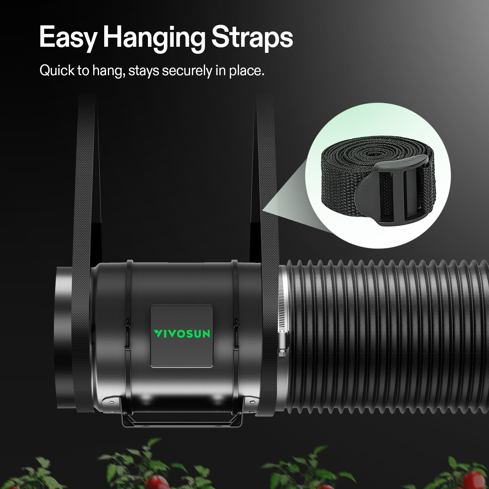 Vivosun Smart Abluftset G8 Pro 200mm - 1232 m³/h + GrowHub - Eacygrow