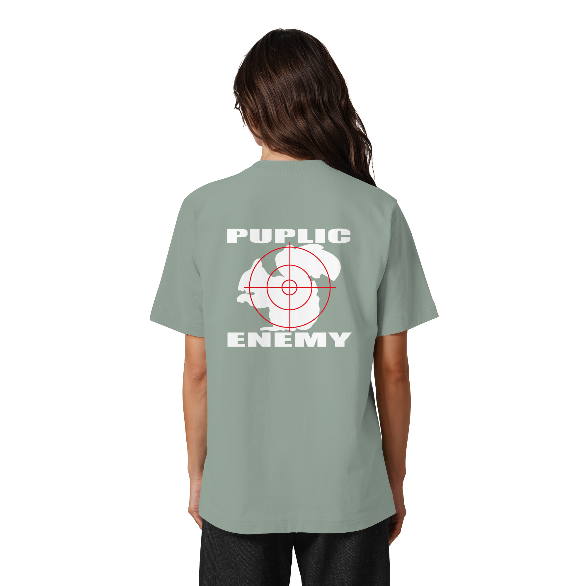 Puplic Enemy - Oversized Organic Shirt