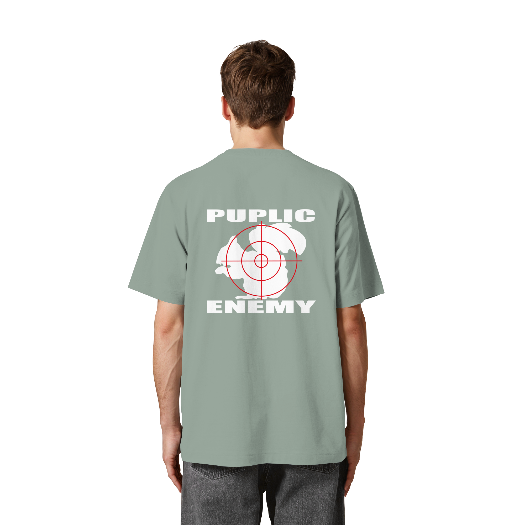 Puplic Enemy - Oversized Organic Shirt