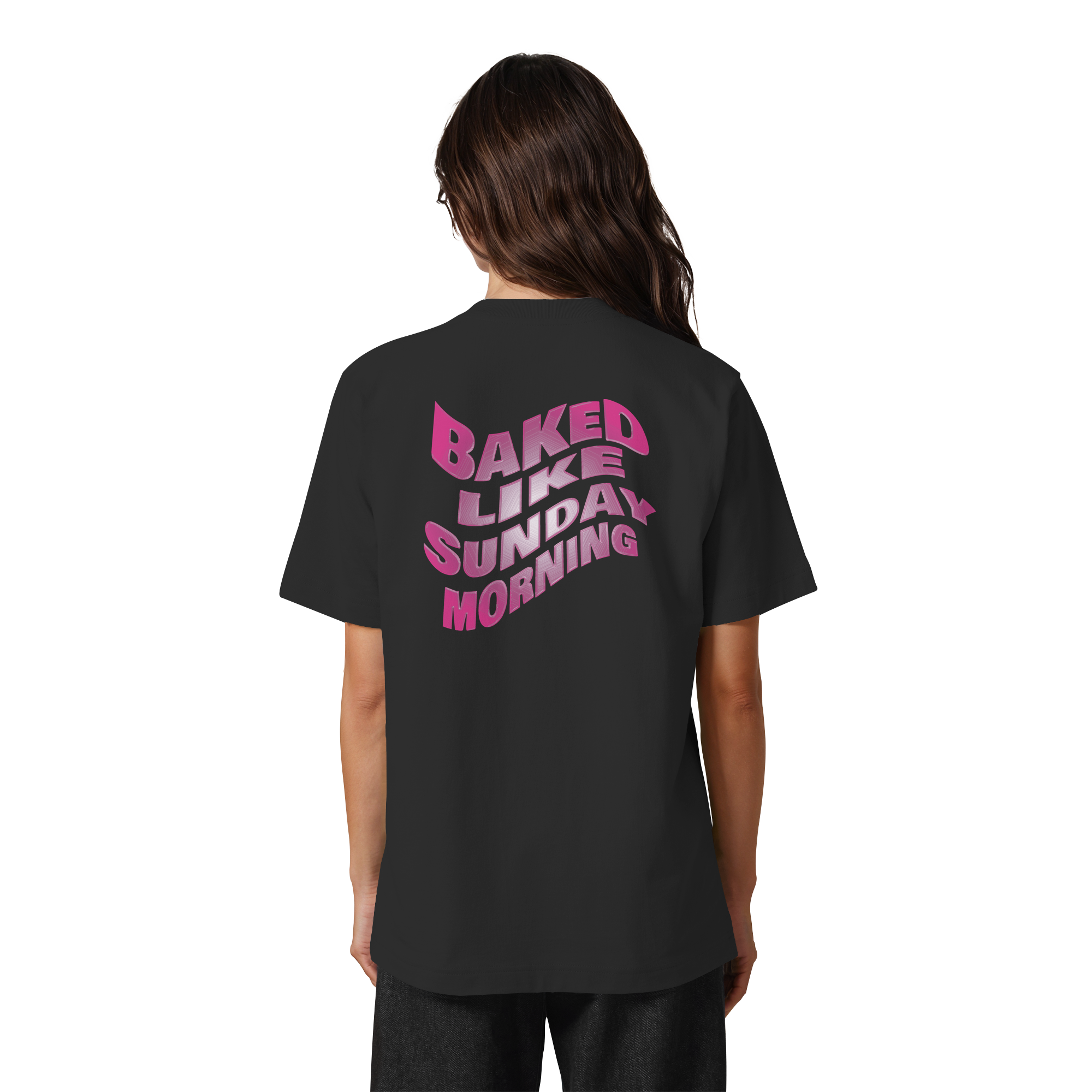 Baked like Sunday Morning - Oversized Organic Shirt
