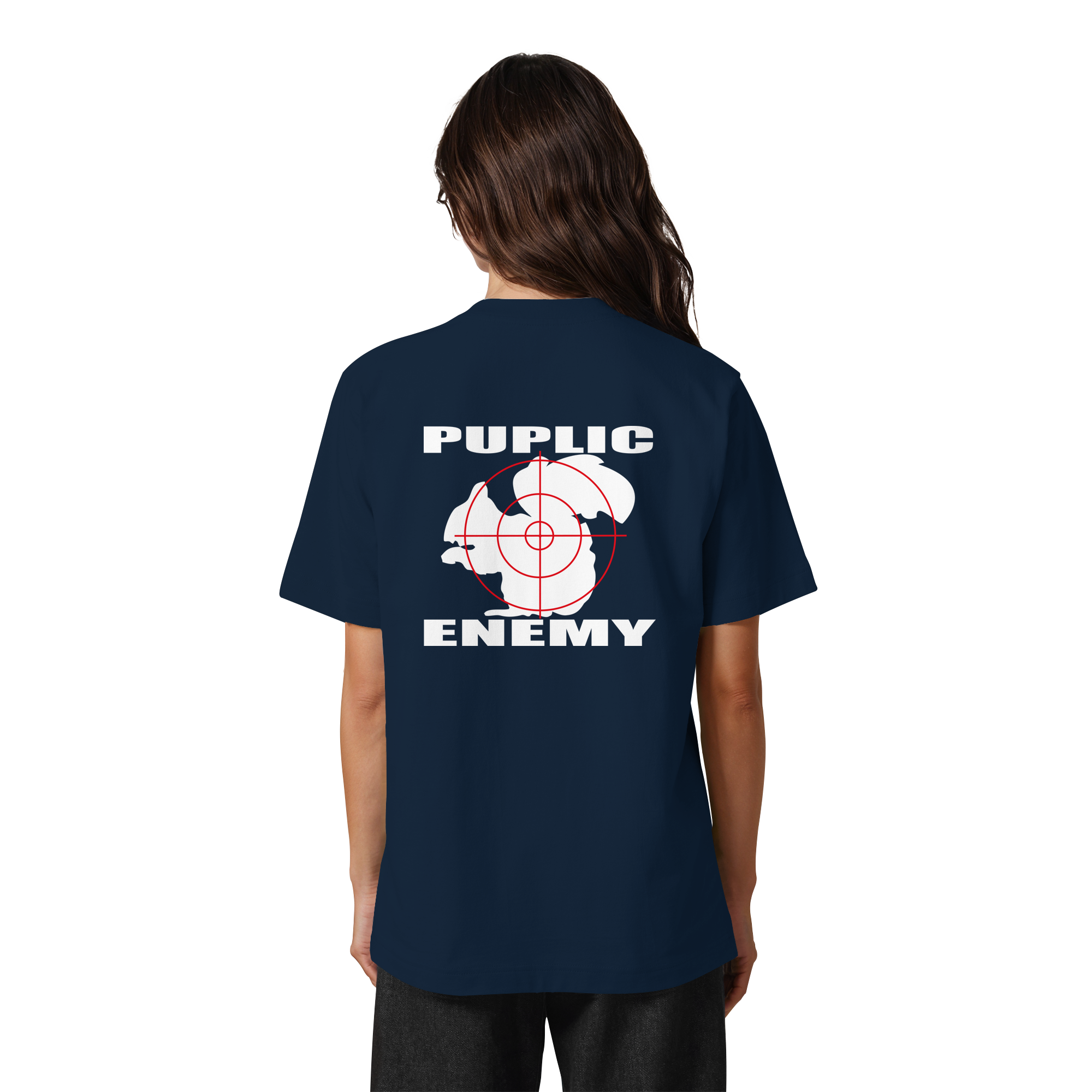 Puplic Enemy - Oversized Organic Shirt